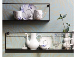 WOOOD Wandplank MEERT - Zwart Zwart -BergHOFF || Zuiver Verkoopwinkel 10873 deba meubelen decoratie woood meert