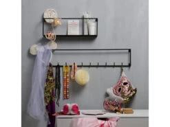 WOOOD Wandplank MEERT - Zwart Zwart -BergHOFF || Zuiver Verkoopwinkel 10875 deba meubelen decoratie woood meert