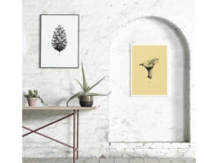 Poster PINE CONE - Black/White Wit 8 Poster PINE CONE - Black/White Wit -BergHOFF || Zuiver Verkoopwinkel 12667 deba meubelen decoratie paper collective nature 1 1 pine cone