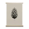 Poster PINE CONE - Sand Beige -BergHOFF || Zuiver Verkoopwinkel 12672 deba meubelen decoratie paper collective nature 1 1 pine cone