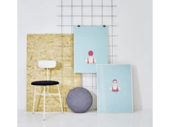 Poster SWIMMER Multicolor -BergHOFF || Zuiver Verkoopwinkel 12687 deba meubelen decoratie paper collective swimmer