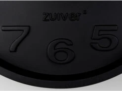 Zuiver Klok CONCRETE TIME - All Black Zwart -BergHOFF || Zuiver Verkoopwinkel 12867 deba meubelen decoratie zuiver concrete time