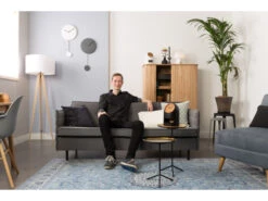 Zuiver Klok MINIMAL - Grey Grijs -BergHOFF || Zuiver Verkoopwinkel 12894 deba meubelen decoratie zuiver minimal