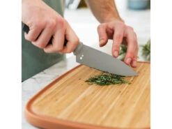 BergHOFF Koksmes Met Kruidenstripper En Beschermhoes LEO Rvs -BergHOFF || Zuiver Verkoopwinkel 16743 deba meubelen decoratie berghoff leo line