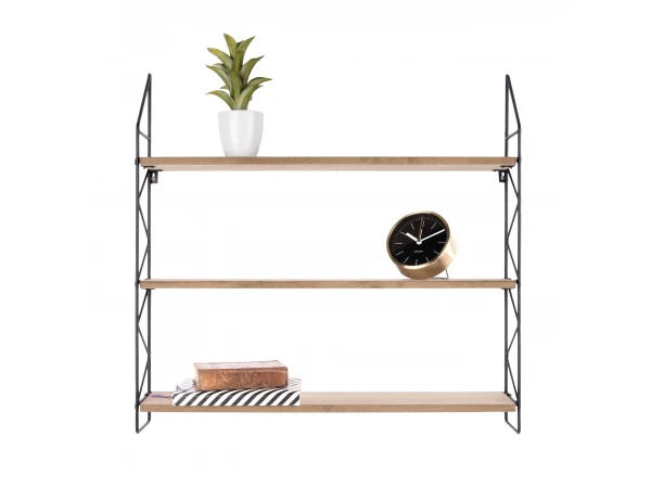 PRESENT TIME Hangrek ZIG ZAG - Zwart Zwart 5 PRESENT TIME Hangrek ZIG ZAG - Zwart Zwart - Afbeelding 3