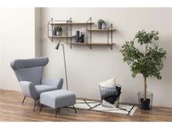 Hangrek BELFAST - Zwart/Hout Hout -BergHOFF || Zuiver Verkoopwinkel 16953 deba meubelen decoratie actona belfast