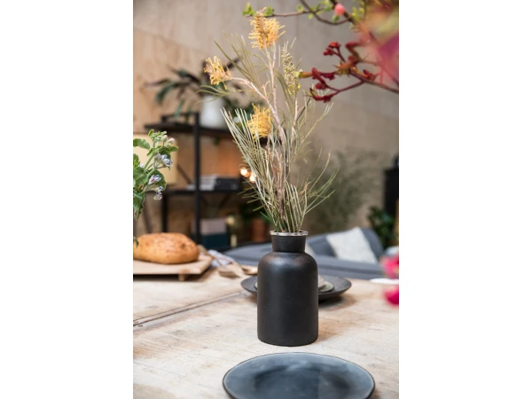 Zuiver Vaas M FARMA - Black Zwart 4 Zuiver Vaas M FARMA - Black Zwart - Afbeelding 2