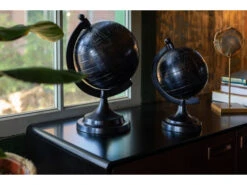 Zuiver Wereldbol S MILES - Black Zwart -BergHOFF || Zuiver Verkoopwinkel 18708 deba meubelen decoratie zuiver miles