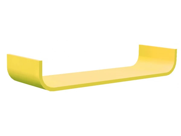 Muurplank FLOWER WALLSHELF - Geel Geel 3 Muurplank FLOWER WALLSHELF - Geel Geel