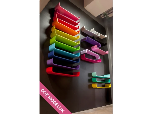 Muurplank FLOWER WALLSHELF - Wit Wit 4 Muurplank FLOWER WALLSHELF - Wit Wit - Afbeelding 2