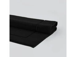 Badmat LONDON - Zwart Zwart