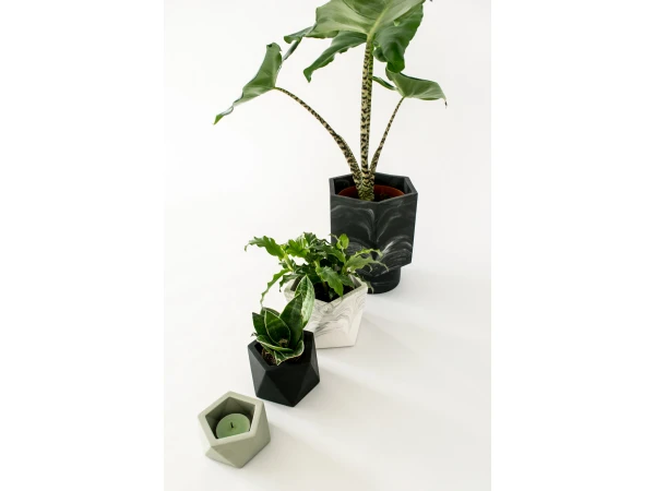 Zelfwaterende Plantenpot 12 Cm HAPI - Zwart Zwart 6 Zelfwaterende Plantenpot 12 Cm HAPI - Zwart Zwart - Afbeelding 4