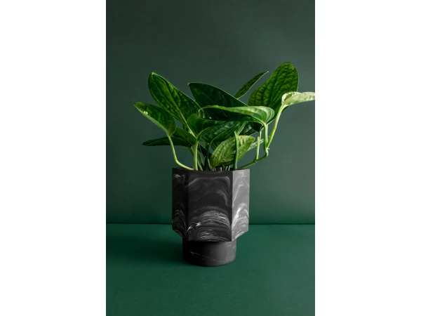 Zelfwaterende Plantenpot 12 Cm HAPI - Zwart Zwart 4 Zelfwaterende Plantenpot 12 Cm HAPI - Zwart Zwart - Afbeelding 2