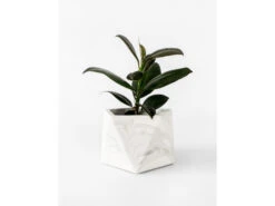Plantenpot 8,5 Cm MARE - White Marble Wit