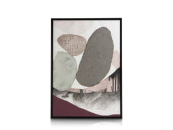 Schilderij CASSIS - Roze Multicolor