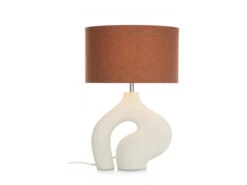 Tafellamp FREYA - Wit/Roestbruin Wit -BergHOFF || Zuiver Verkoopwinkel coco maison freya 72165