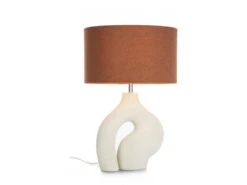 Tafellamp FREYA - Wit/Roestbruin Wit -BergHOFF || Zuiver Verkoopwinkel coco maison freya 72167