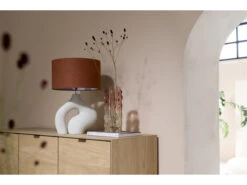 Tafellamp FREYA - Wit/Roestbruin Wit -BergHOFF || Zuiver Verkoopwinkel coco maison freya 72171