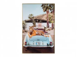 Wanddecoratie TIGER - Multicolor Multicolor