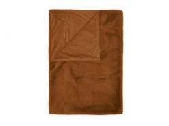 ESSENZA Plaid FURRY - Leather Brown Bruin