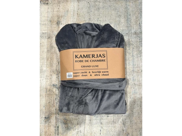Kamerjas GRAND LUXE - Vison XL Grijs 3 Kamerjas GRAND LUXE - Vison XL Grijs