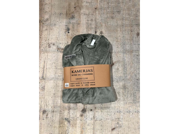 Kamerjas GRAND LUXE - Olive S/M Groen 3 Kamerjas GRAND LUXE - Olive S/M Groen