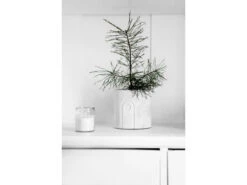 Plantenpot Ø12 Cm JANE - White Marble Wit -BergHOFF || Zuiver Verkoopwinkel house raccoon 46533