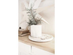 Plantenpot Ø12 Cm JANE - White Marble Wit -BergHOFF || Zuiver Verkoopwinkel house raccoon 46535