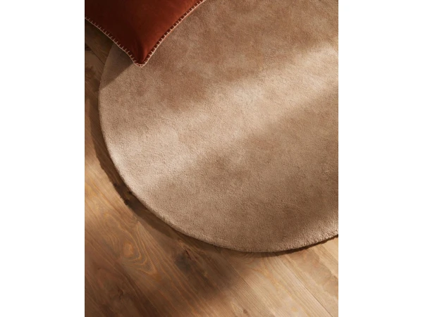 Tapijt Rond DAIANNA - Beige Beige 6 Tapijt Rond DAIANNA - Beige Beige - Afbeelding 4