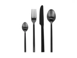 Bestek Set FER - Mat Zwart Zwart