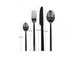 Bestek Set FER - Mat Zwart Zwart -BergHOFF || Zuiver Verkoopwinkel kave home fer 40680