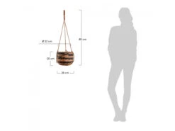 Hangende Bloempot HENRICH Bruin -BergHOFF || Zuiver Verkoopwinkel kave home henrich 38047