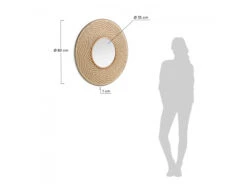 Spiegel KLEVIN - Naturel/Goud Goud 11 Spiegel KLEVIN - Naturel/Goud Goud -BergHOFF || Zuiver Verkoopwinkel kave home klevin 37170