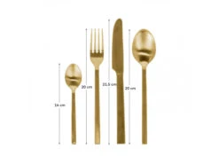Bestek Set LITE - Goud Goud -BergHOFF || Zuiver Verkoopwinkel kave home lite 40688