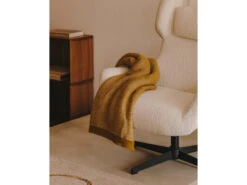 Plaid MELANY - Mosterdgeel Geel -BergHOFF || Zuiver Verkoopwinkel kave home melany 70546