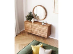 Spiegel POLKE - Glas/teak Hout -BergHOFF || Zuiver Verkoopwinkel kave home polke 66562