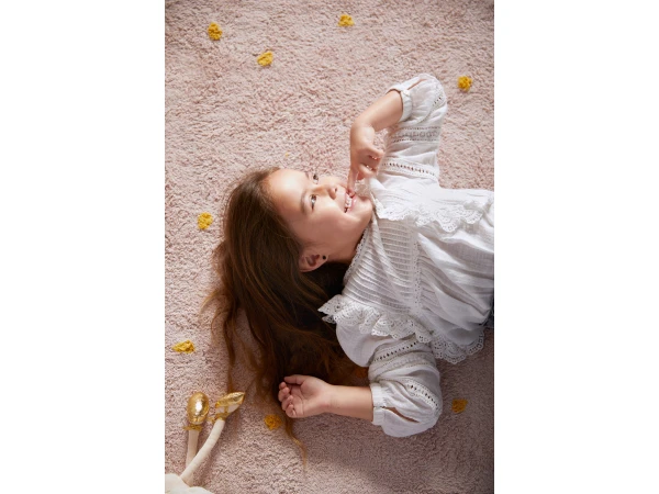 Lifetime Tapijt PRINCESS Dots - Roze/goud Roze 6 Lifetime Tapijt PRINCESS Dots - Roze/goud Roze - Afbeelding 4