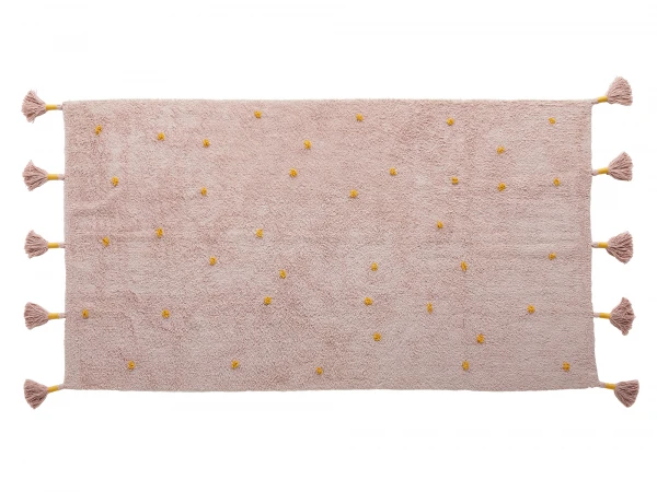 Lifetime Tapijt PRINCESS Dots - Roze/goud Roze 3 Lifetime Tapijt PRINCESS Dots - Roze/goud Roze