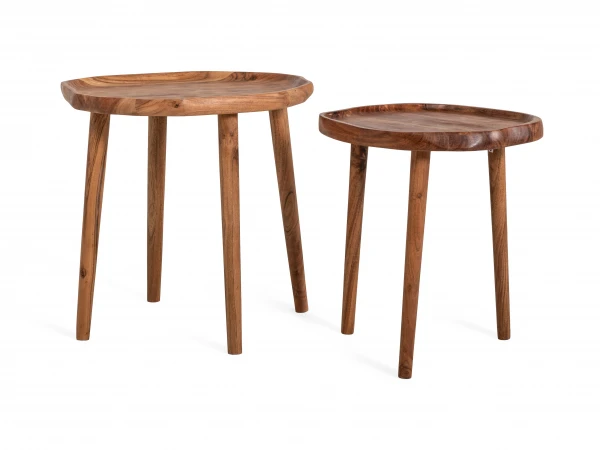 Bijzettafel ARTEMIS - Acaciahout Hout 9 Bijzettafel ARTEMIS - Acaciahout Hout - Afbeelding 7