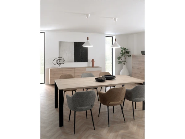 Canvas ENERGIE - Wit/zwart Multicolor 8 Canvas ENERGIE - Wit/zwart Multicolor - Afbeelding 6