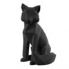 PRESENT TIME Beeld ORIGAMI Vos Large - Zwart Zwart -BergHOFF || Zuiver Verkoopwinkel present time statue origami 23914