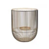 Windlicht CAGED LIGHT S - Black/Gold Goud -BergHOFF || Zuiver Verkoopwinkel ptmd caged light 28657