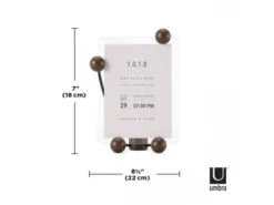 Umbra Fotokader WOODY - Walnoot/zwart Donkerbruin -BergHOFF || Zuiver Verkoopwinkel umbra 47041