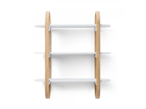 Umbra Wandplank BELLWOOD - Wit Naturel Hout 7 Umbra Wandplank BELLWOOD - Wit Naturel Hout - Afbeelding 5