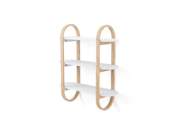 Umbra Wandplank BELLWOOD - Wit Naturel Hout 3 Umbra Wandplank BELLWOOD - Wit Naturel Hout