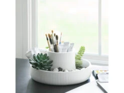 Umbra Plantenpot FOUNTAIN - Wit Keramiek Wit -BergHOFF || Zuiver Verkoopwinkel umbra fountain 40011