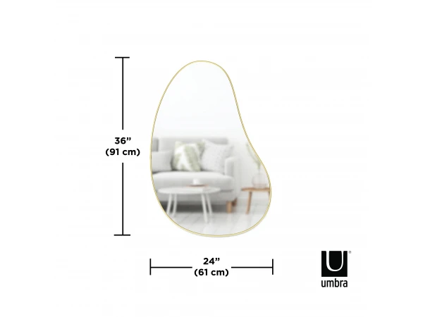 Umbra Spiegel HUBBA - Goud Goud 11 Umbra Spiegel HUBBA - Goud Goud - Afbeelding 9