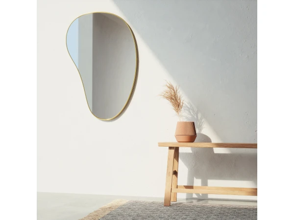 Umbra Spiegel HUBBA - Goud Goud 4 Umbra Spiegel HUBBA - Goud Goud - Afbeelding 2