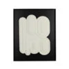 Zuiver Wanddecoratie AUGUST - Zwart/Wit Zwart