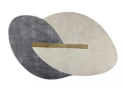 Zuiver Tapijt PHILA - Blauw/Beige Multicolor